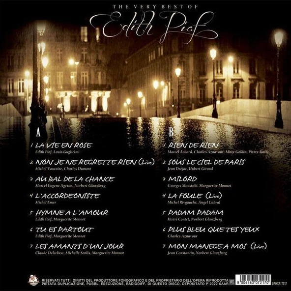 La Vie En Rose LP Plak - Resim 2