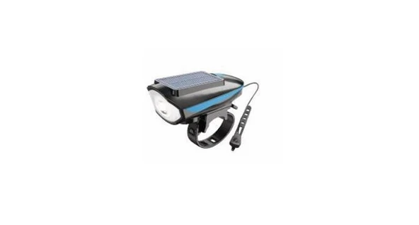 FORTE GT XBYC 6163 SOLAR ÖN IŞIK-KORNA USB SARJLI 7588 SİYAH MAVİ ürün görseli 1
