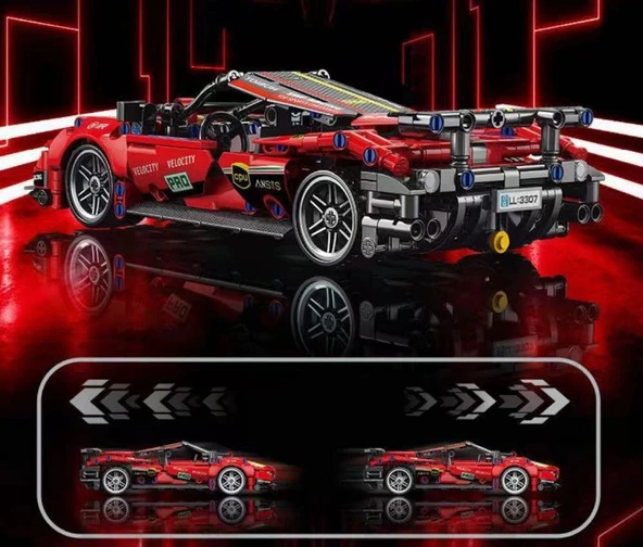 9055-7  TOYSE TOYS BRİCKS SPEED KIRMIZI -EKN ürün görseli 1