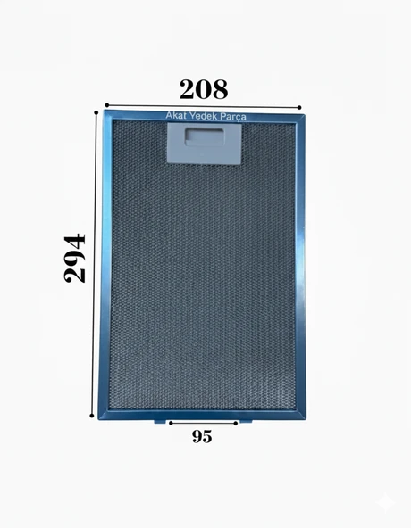 Beko İle Uyumlu ADV 5600 90cm Davlumbaz Metal Filtresi ürün görseli 1