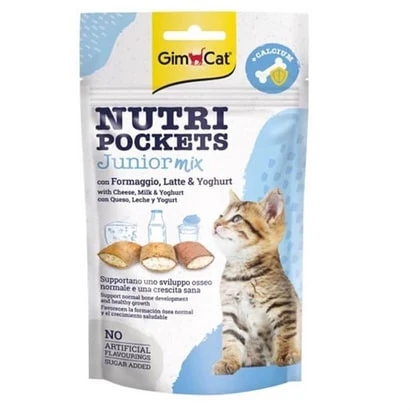 GimCat Nutripockets Junior Mix Kedi Ödül Maması 60gr ürün görseli 1