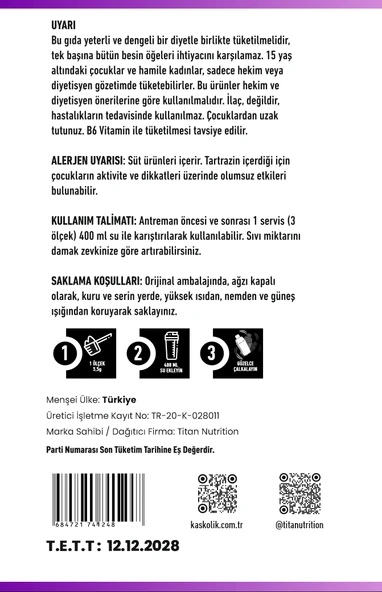 Titan Premium Gainer 1000Gr - Resim 3
