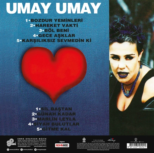 Umay Umay - Umay Umay LP Plak - Resim 2