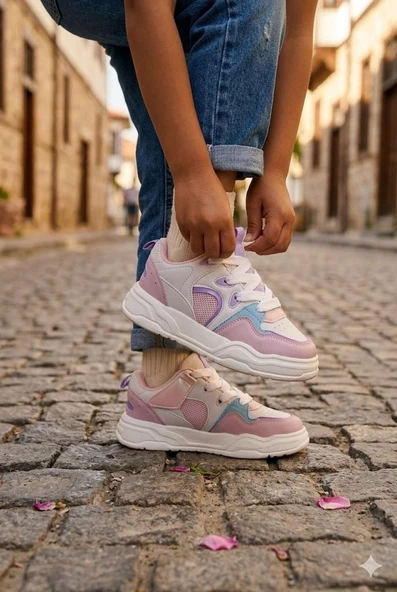 Fort Jacop Cool Anatomik Rahat Hafif Sneaker Kız Çocuk Ayakkabı ürün görseli 1