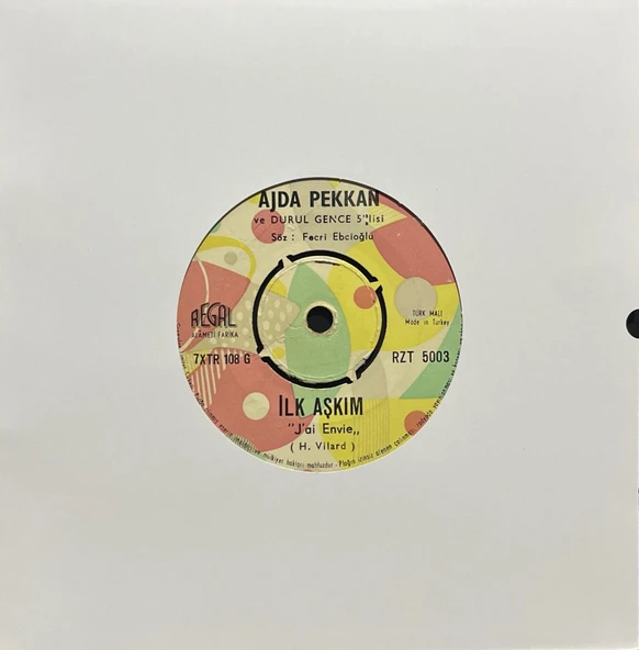 Ajda Pekkan İlk Aşkım 45lik Plak ürün görseli 1