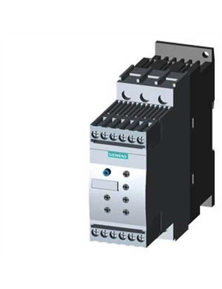 Siemens Sirius Soft Starter 3RW4026-1BB14 11kW 25A 110-230V AC/DC 200-480V Vida Bağlantılı Class 10/20 ürün görseli 1