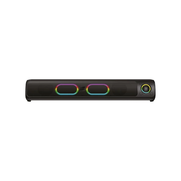 RGB LED Işıklı Profesyonel Kablosuz Soundbar Hoparlör Bluetooth Taşınabilir Yatay Speaker ürün görseli 1