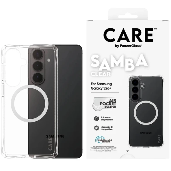 Panzerglass Care Samsung Galaxy S26+ Samba QI Kılıf - Şeffaf ürün görseli 1