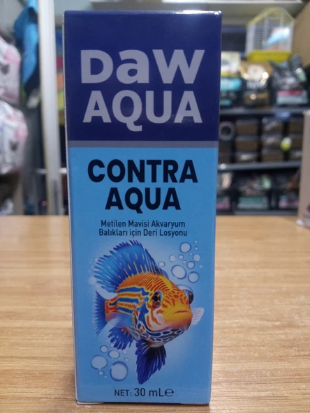 DAWAQUA CONTRA AQUA 30 ML (METİLEN MAVİSİ AKVARYUM BALIKLARI İÇİN DERİ LOSYONU) ürün görseli 1