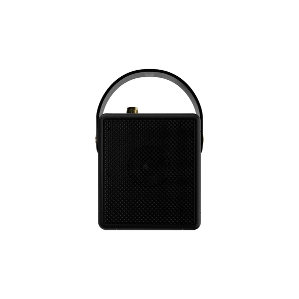 Vintage Görünümlü Deri Saplı Bluetooth Speaker Taşınabilir Şarjlı Kablosuz Ses Kutusu ürün görseli 1