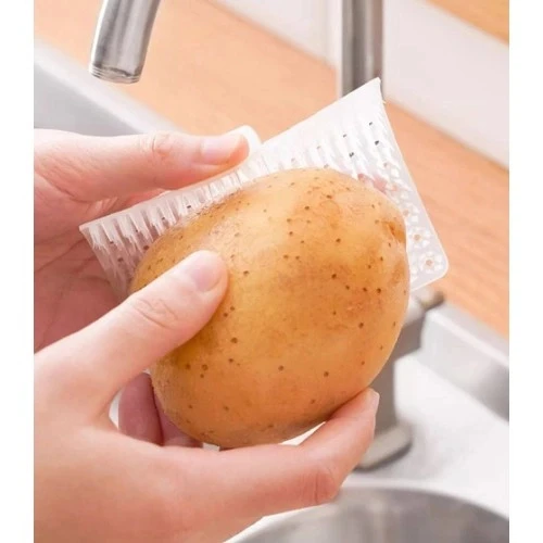 HERŞEYTREND Çok Amaçlı Sebze ve Meyve Temizleme Patates Soyma Fırçası ürün görseli 1
