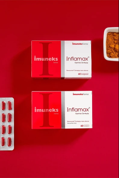 Imuneks Inflamax Optimize Zerdeçal Curcumin 60 Kapsül 3 Adet - Resim 2