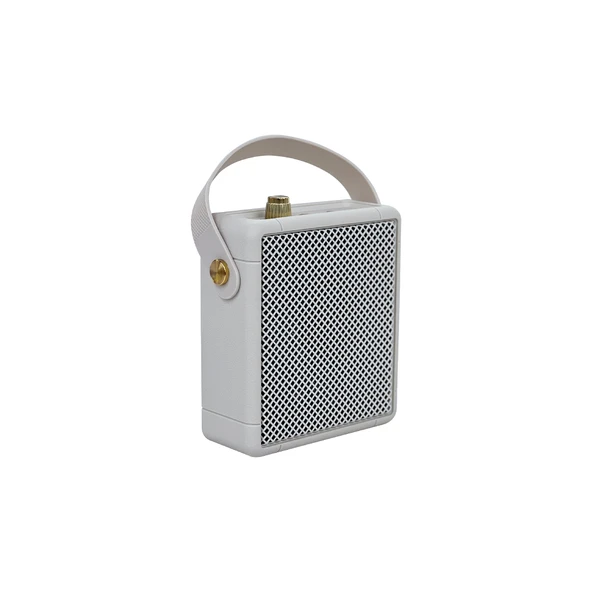 Vintage Görünümlü Deri Saplı Bluetooth Speaker Taşınabilir Şarjlı Kablosuz Ses Kutusu ürün görseli 1