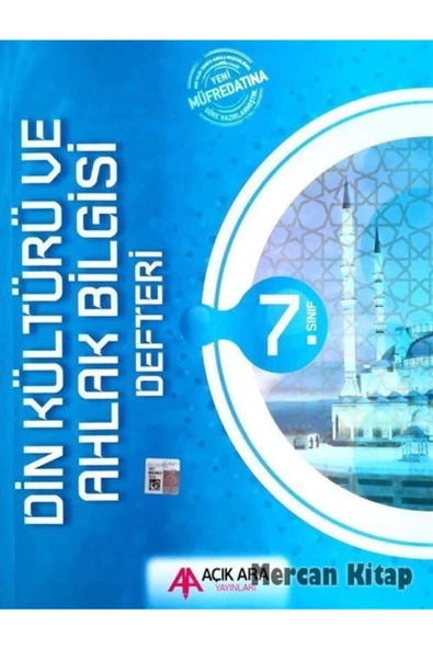7. Sınıf Din Kültürü Defteri Açıkara ürün görseli 1