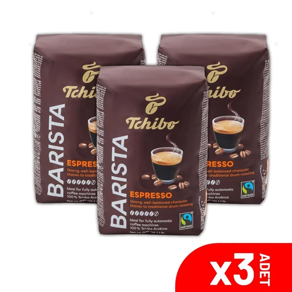 Tchibo Barista Espresso Çekirdek Kahve 500g 3 lü ürün görseli 1