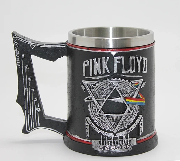 Pink Floyd Dark Side Of The Moon 3D Kabartmalı Çelik Kupa Bardak Liv158 ürün görseli 1