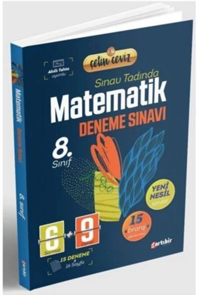 Artıbir 8.Sınıf Matematik 15 Çetin Ceviz Deneme ürün görseli 1
