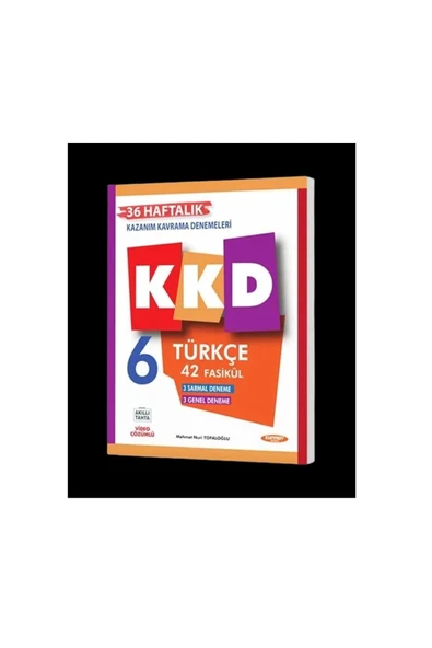 Kurmay 6.Sınıf Türkçe Haftalık Kazanım Kavrama Denemeleri 42 Fasikül ürün görseli 1