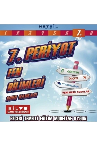 Netbil 7.Sınıf Fen Bilimleri Periyot Soru Bankası ürün görseli 1