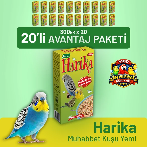 Harika Muhabbet Kuşu Yemi - 20 Adet ürün görseli 1