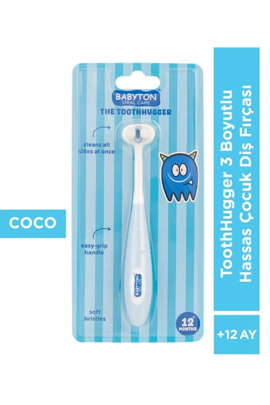Toothhugger 3 Yönlü Çocuk Diş Fırçası Coco ürün görseli 1