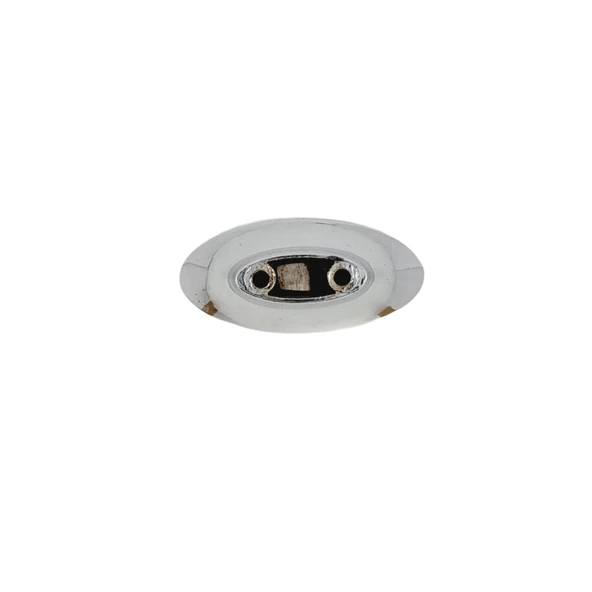 Metal Gümüş Tekli Düğme Kulp -  5 Adet - Resim 5