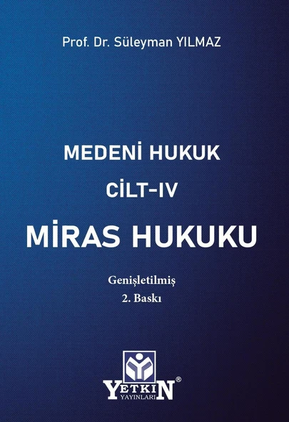 Medeni Hukuk Cilt IV Miras Hukuku ürün görseli 1