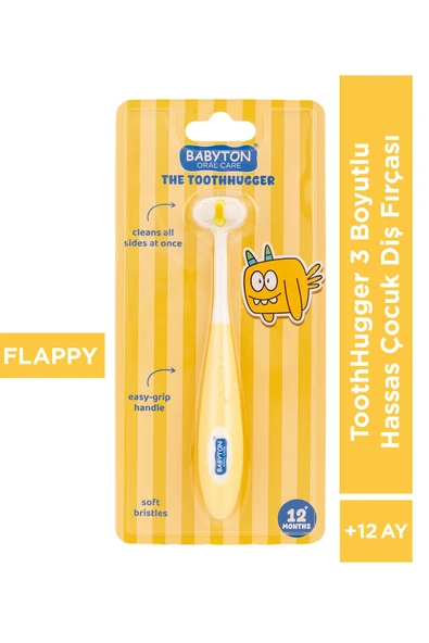 Toothhugger 3 Yönlü Çocuk Diş Fırçası Flappy ürün görseli 1