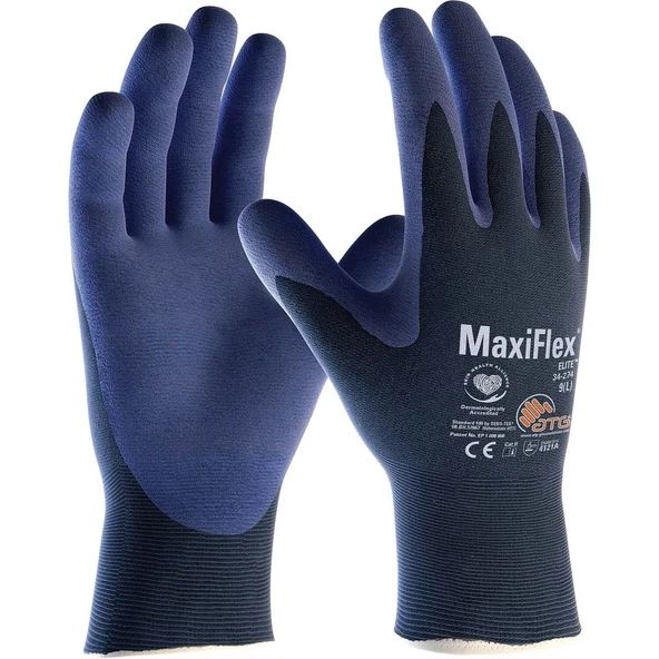 ATG MaxiFlex® Elite™ 34-274 Sadece 14 Gram Ağırlığında En İnce İş Eldiveni ürün görseli 1