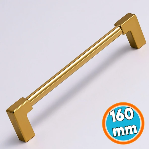 Metal 160 mm Bronz Renk Mobilya Kulp Çekmece Dolap Kapak Kolu Kulpu Kulpları Dayanıklı Tasarım ürün görseli 1
