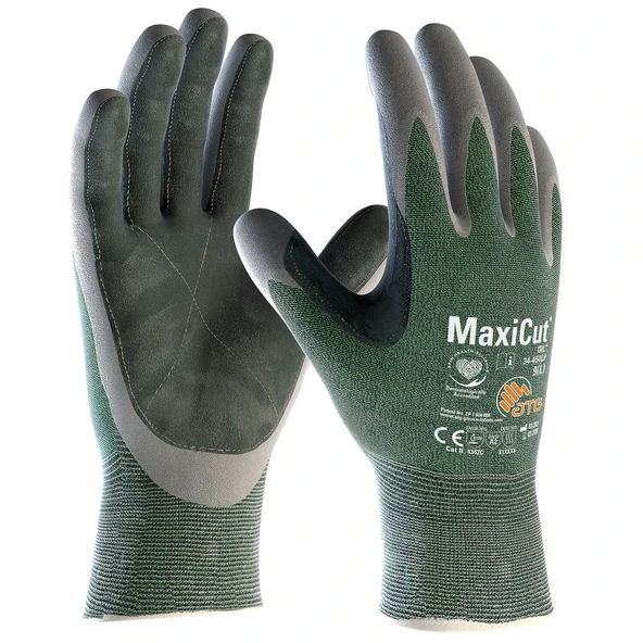 ATG MaxiCut® Oil™ 34-450LP Yağlı ve Islak Ortamlar  İçin Kesilme Dirençli İş Eldiveni ürün görseli 1