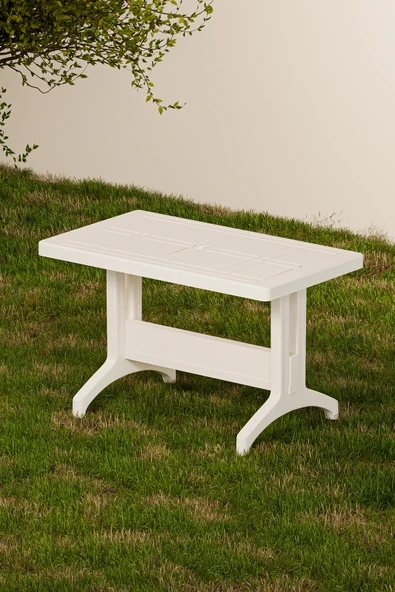 Çavdar Group Zeugma 70x120 Sabit Masa Bahçe Balkon Teras Masa Plastik Ayaklı Masa ürün görseli 1