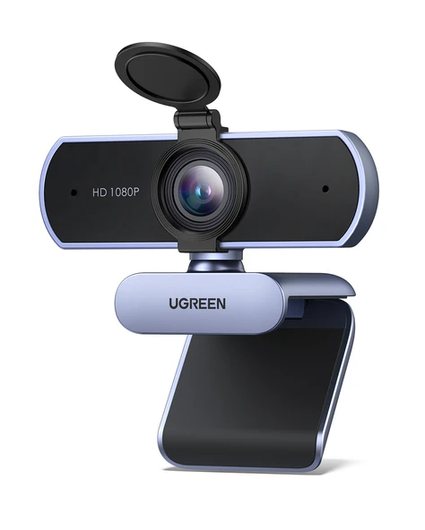 UGREEN Full HD 1080P Webcam – Çift Mikrofonlu, Net Görüntü, Otomatik Işık Ayarı, Gizlilik Kapaklı, 15728 ürün görseli 1