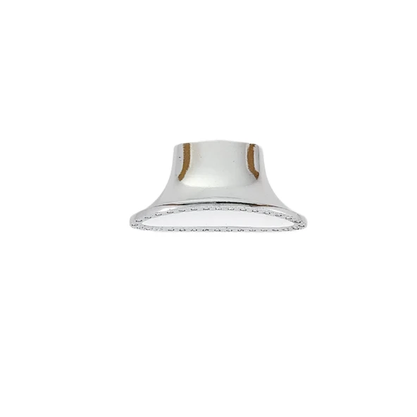 Metal Gümüş Tekli Düğme Kulp -  5 Adet - Resim 4