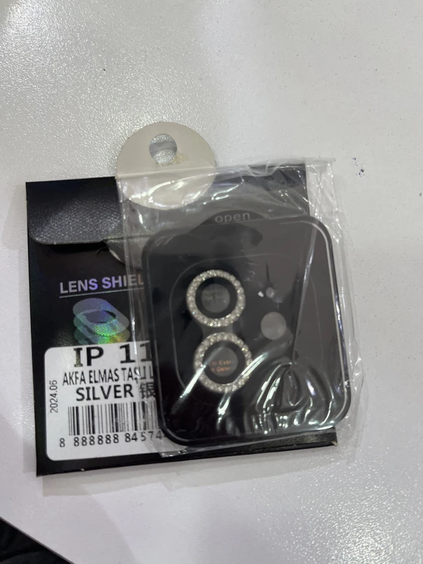 İPhone 11 sılver kamera koruyucu - Resim 3