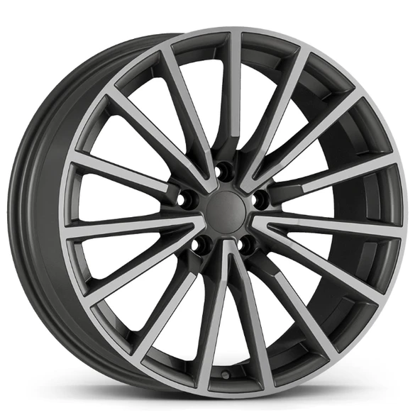5*112*19*8.5 ET35 CH66.6 19288 GUN METAL DİAMOND ürün görseli 1