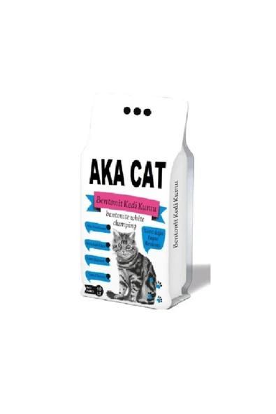AKACAT Beyaz Bentonit Doğal %100 Topaklaşan 5 Lt Kedi Kumu ürün görseli 1