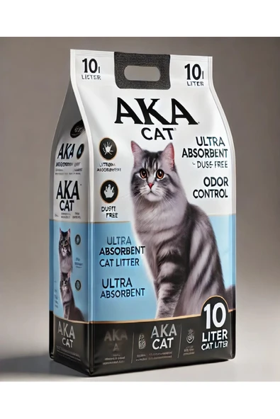 AKACAT Lavanta Kokulu Gri Bentonit 10 Lt ürün görseli 1