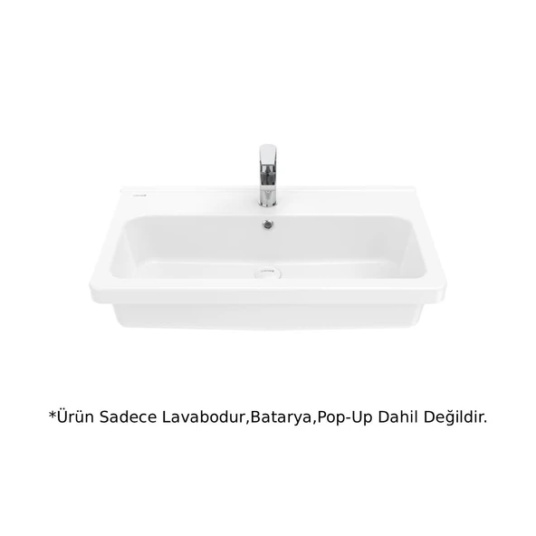 Creavit IP080 İpek Etajerli Lavabo Beyaz 80 cm ürün görseli 1