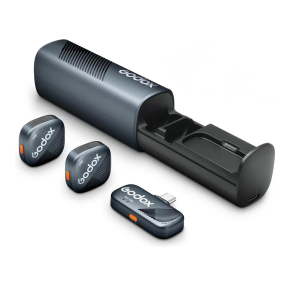 Godox Cube-SC İkili Kablosuz Mikrofon Kit 2 (Type-C) - Resim 2