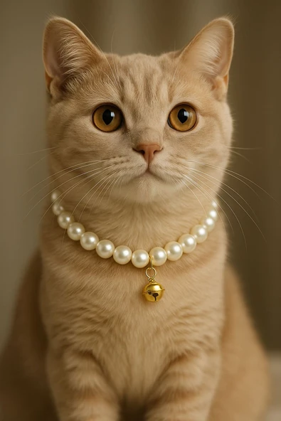 AKACAT Incili Kedi Tasması - Resim 2