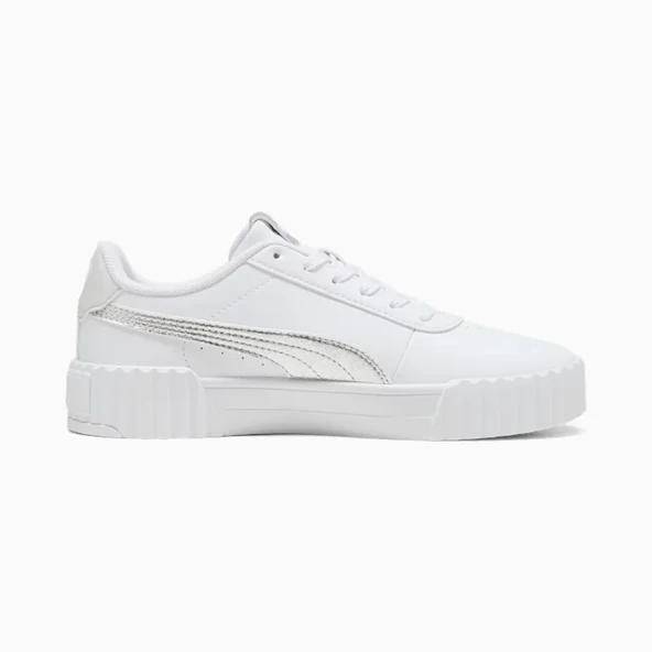 Puma Carina 3.0 Metallic Whisper Kadın Sneakers Spor Aayakkabı 40451101 ürün görseli 1
