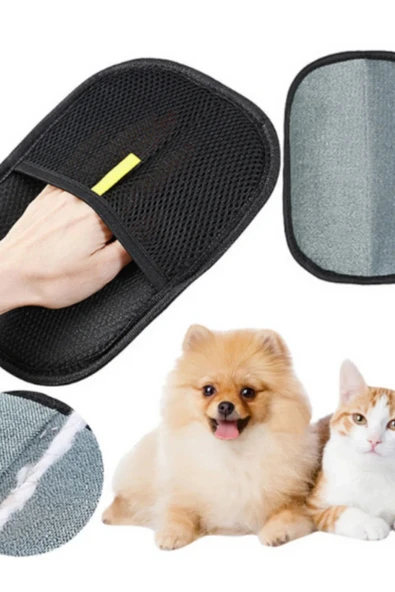 forlifeavm Tüy Toplama Mavi Kedi Köpek Tüy Toplayıcı Kedi Köpek Tüy Toplama Masaj Kaşıma Eldiveni ürün görseli 1