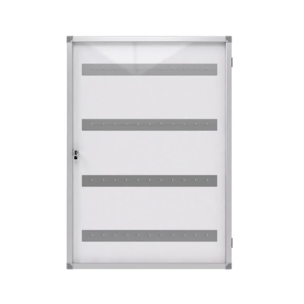 Alüminyum Çerçeveli Kapaklı 40'lı Anahtarlık - (40x55cm) ürün görseli 1