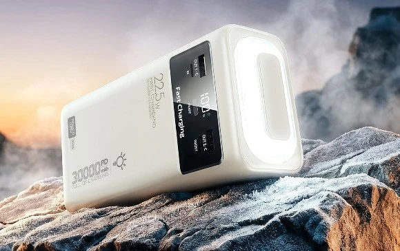 Powerway PD30 30.000Mah 22.5W PD & QC 3.0 Hızlı Şarj Destekli Dijital Göstergeli Powerbank ürün görseli 1