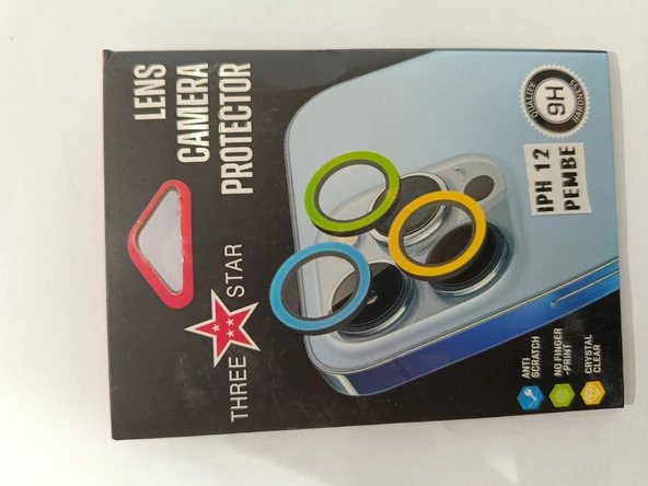 iPhone 12 pembe kamera koruyucu ürün görseli 1