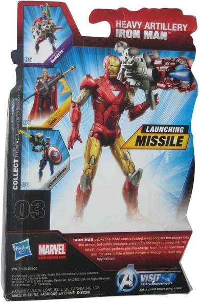 Marvel Avengers Iron Man - 9 cm - Resim 4
