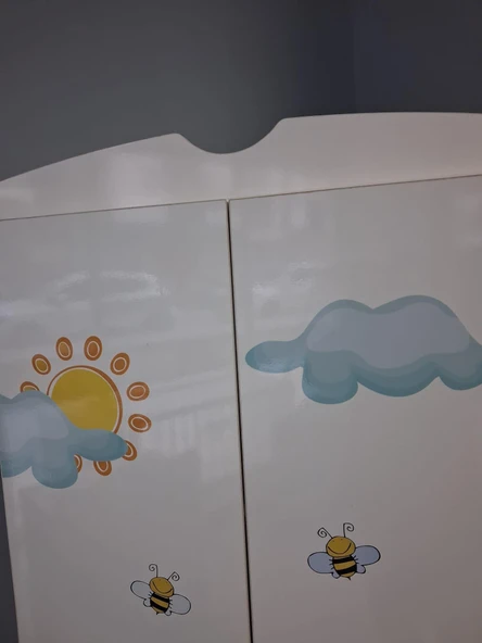 Dolap Kuzu 90648 İki Kapaklı Dijital Baskı  Sınıf Suntalam Demonte ürün görseli 1