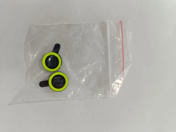 iPhone 12 sarı kamera koruyucu - Resim 2
