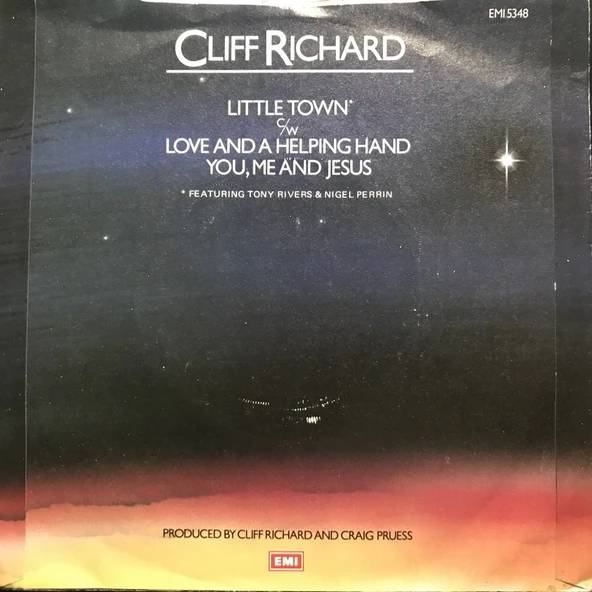 Cliff Richard Litle Town 45lik Plak - Resim 2